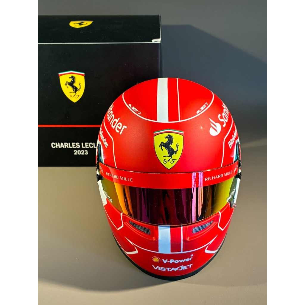[BELL] 1/2 Leclair 2023 F1 Helmet Model Fleet: Scuderia Ferrari Ferrari ...