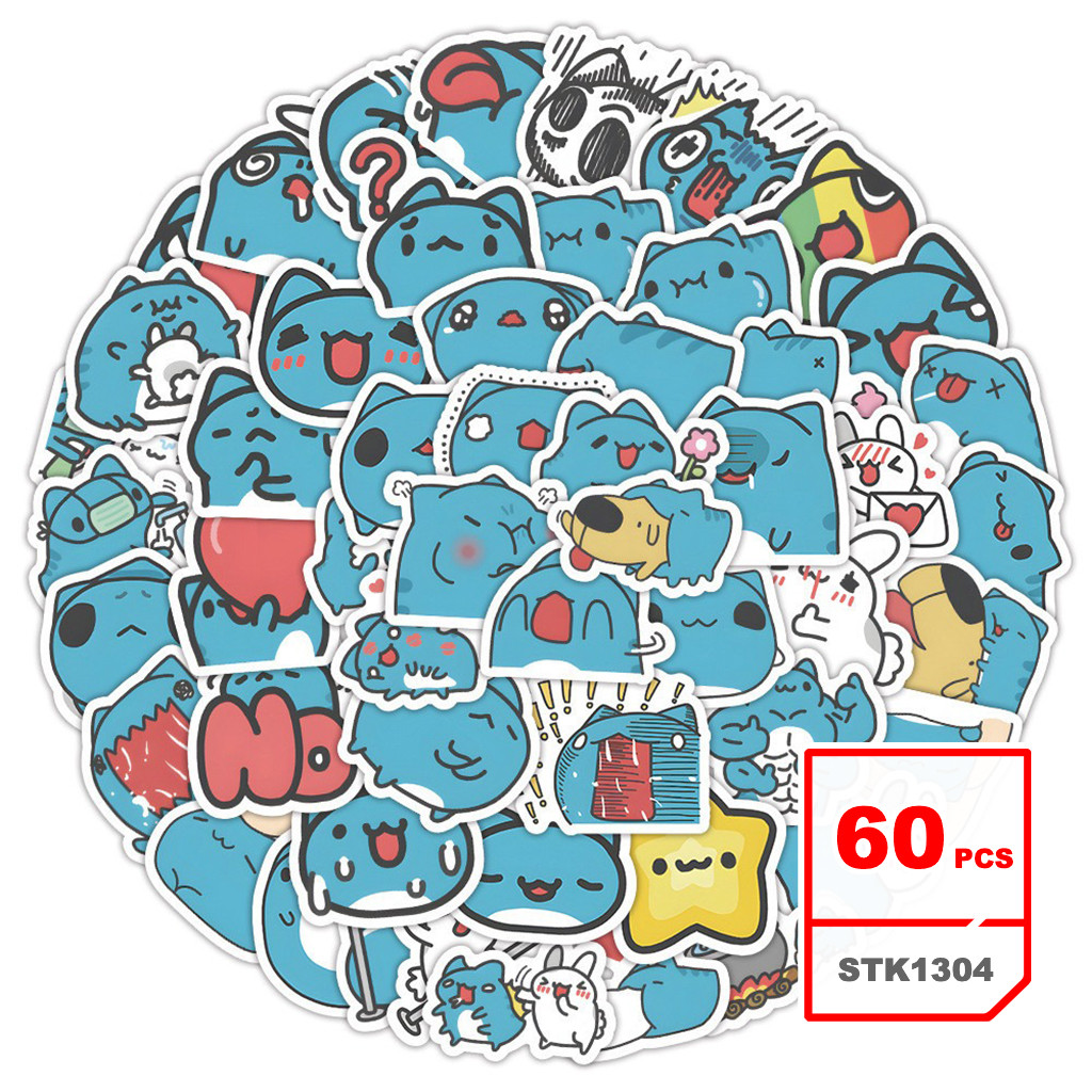 BugCat Capoo Stickers Set Cartoon Waterproof Graffiti Decals Sticker ...
