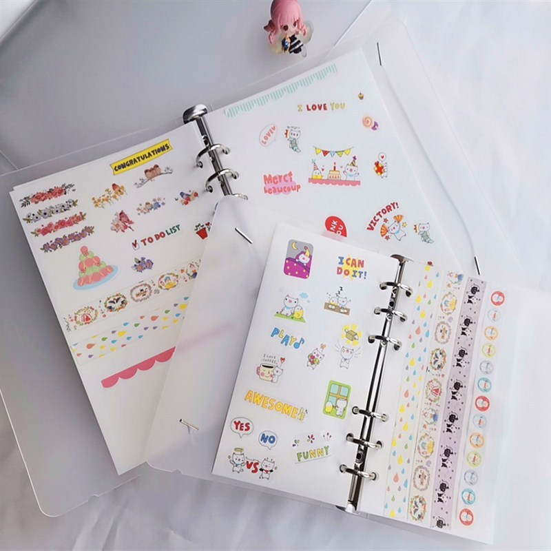 M5~A4 Blank Release Paper Binder Refills for Sticker Book Collecting ...
