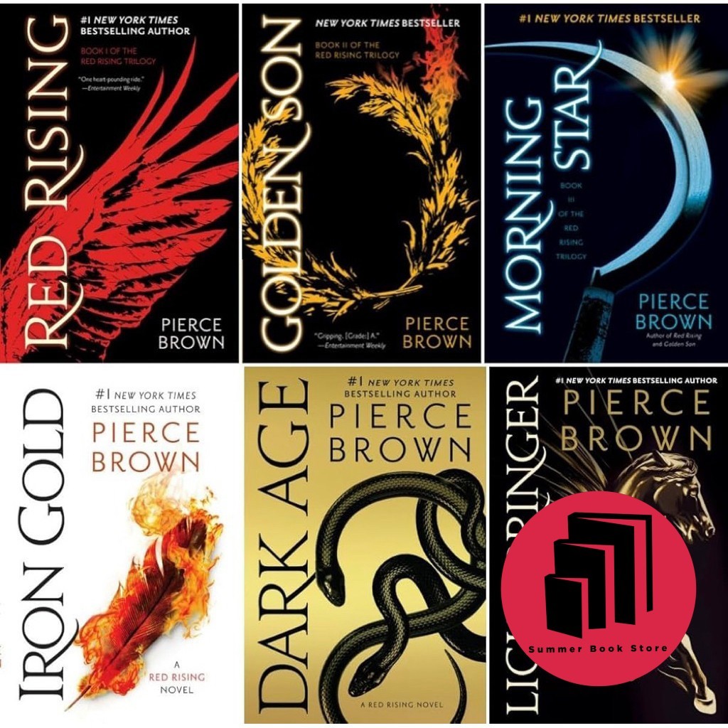 Red Rising Saga Series 6 Books | Morning Star | Light Bringer | Iron ...