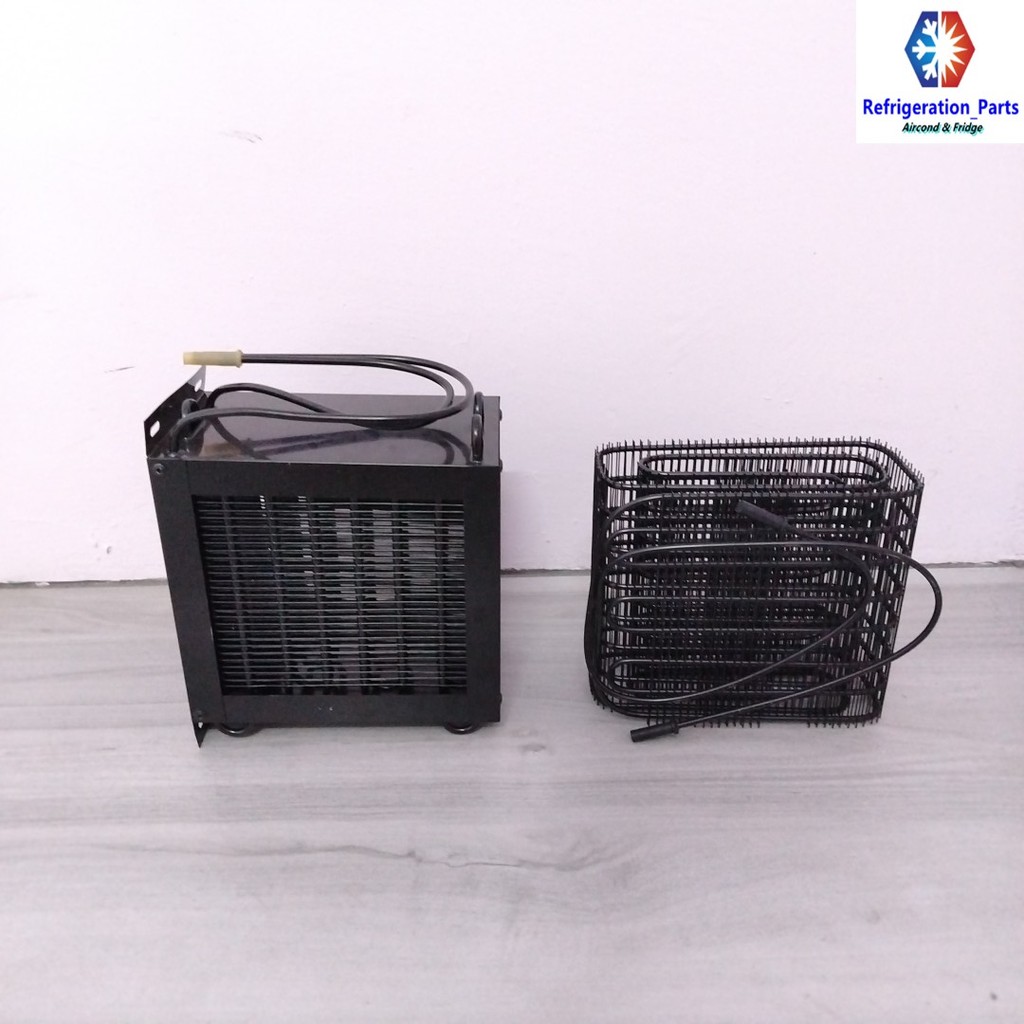( kecil ) Kondensor Hitam Bersirip peti sejuk 冰箱冷凝器线管散热网 背部外置散热器 Fridge ...