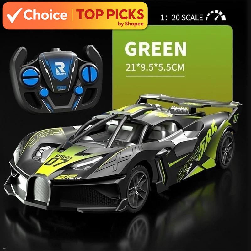 1:20 Scale Rechargeable RC Drift Car for Kids – Remote Control Racing ...