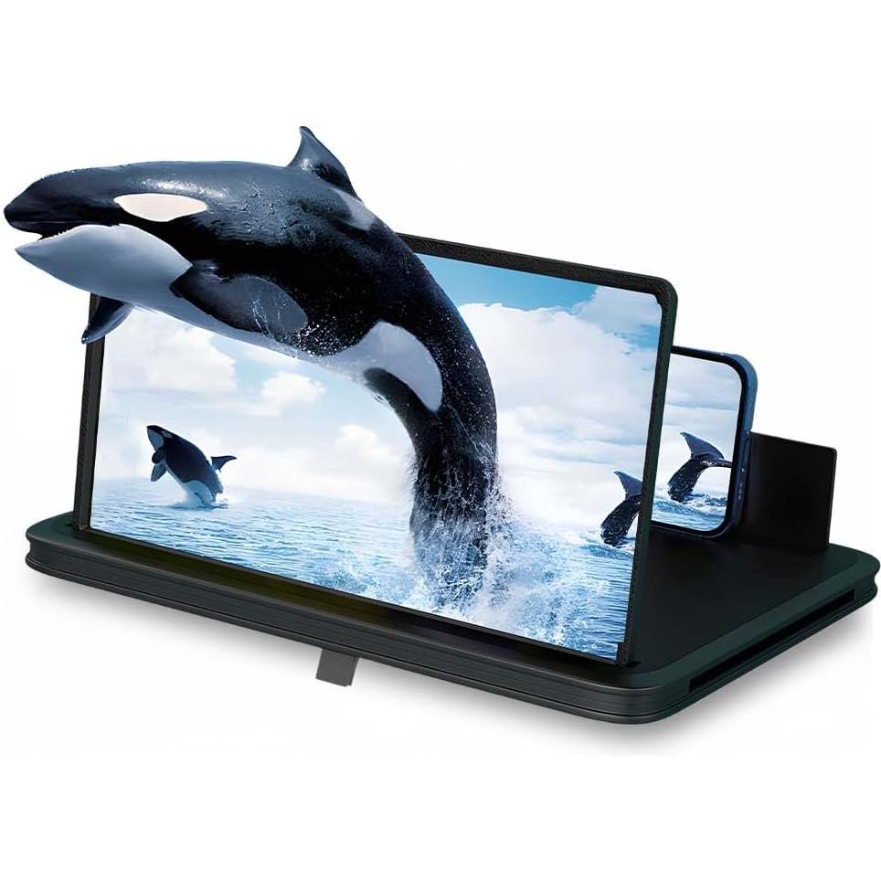 Big Screen Phone Magnifier New HD Screen Expander, Foldable Phone Stand ...