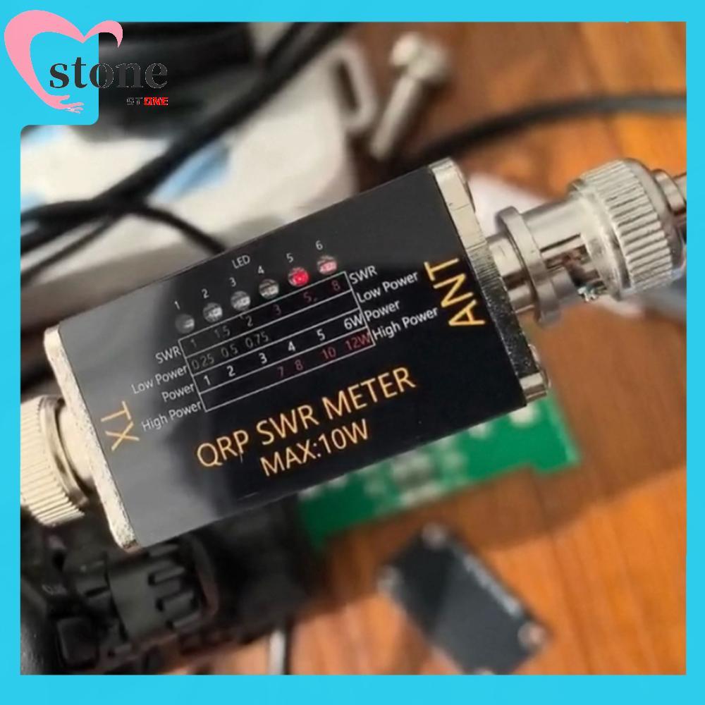 1- 30mhz 10W 6 LED SWR Meter Mini Power & SWR Meter LED Indicator SWR ...