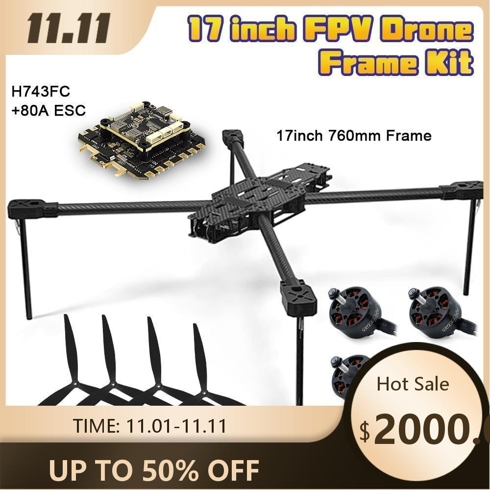 SURPASSHOBBY 17 inch FPV Drone Frame Kit IDF-17 inch 760mm Wheelbase ...