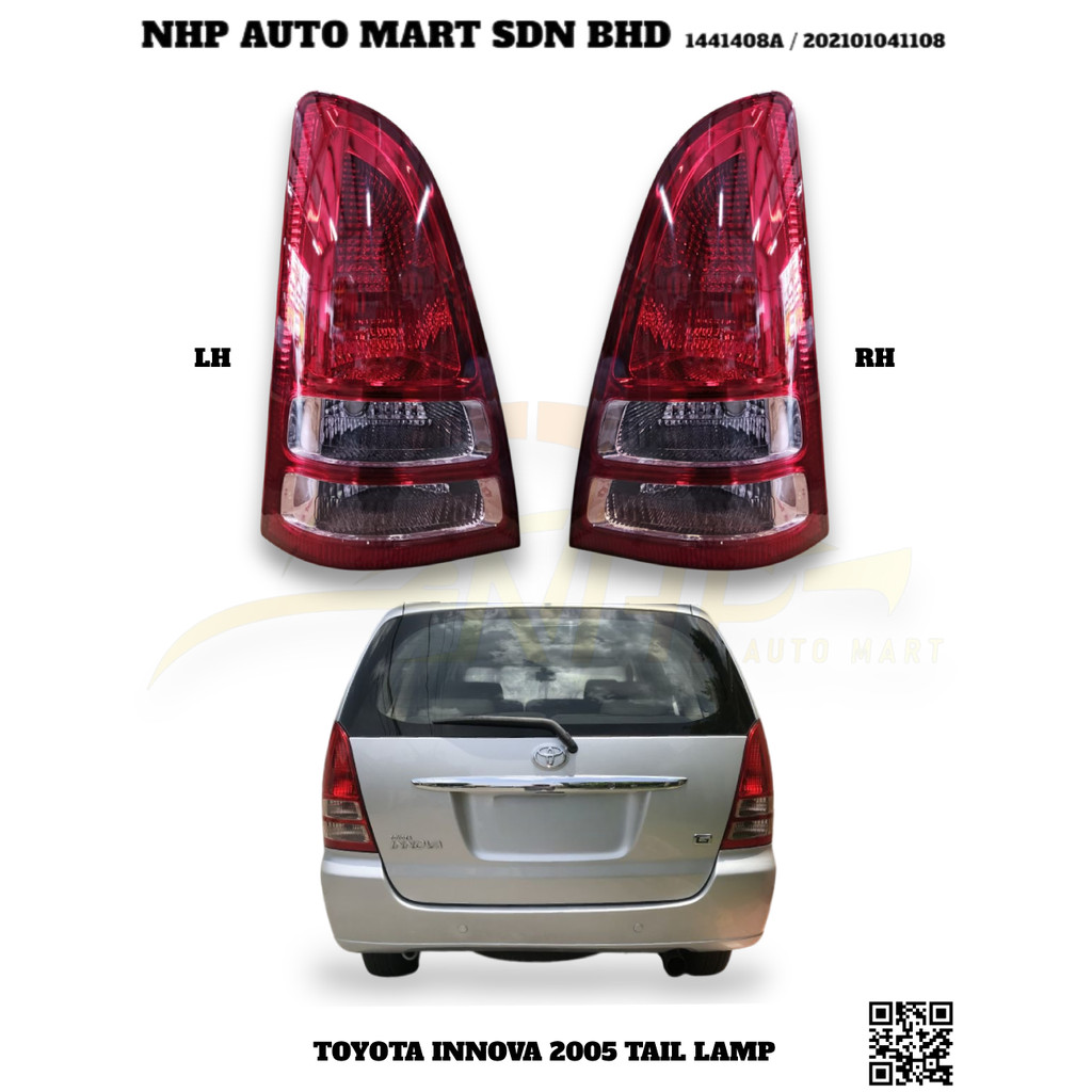 OEM Toyota Innova (2005) Tail Lamp / Lampu Belakang PRODUK BARU ...