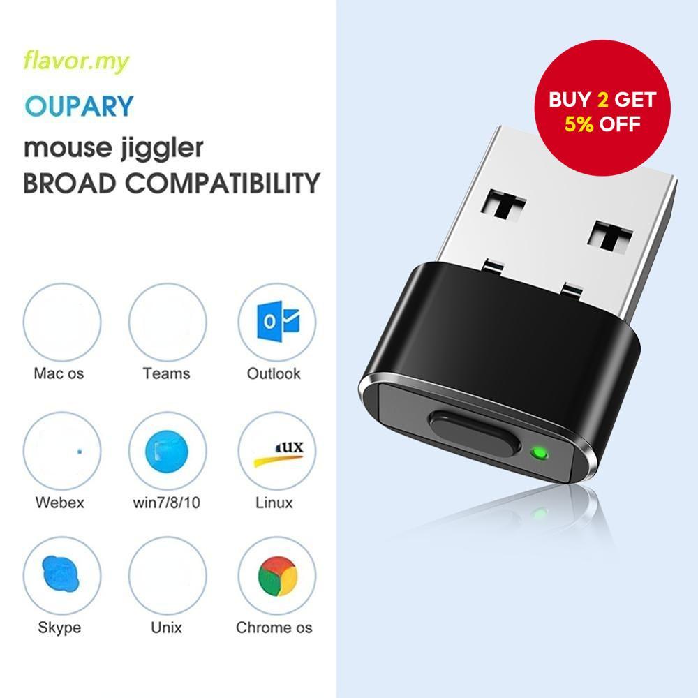 Mini Mouse Jiggler with ON/OFF Button - USB Mouse Movement Simulator ...