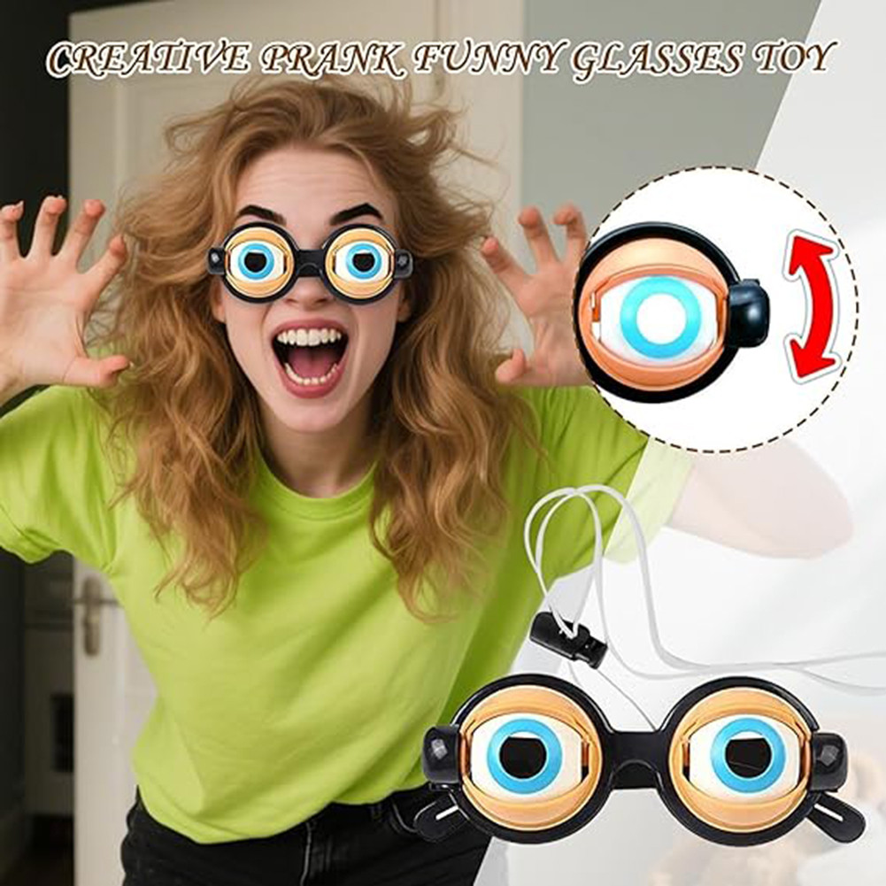 Funny Eye Frames With Strap For Prank Lightweight Humorous For Party ...