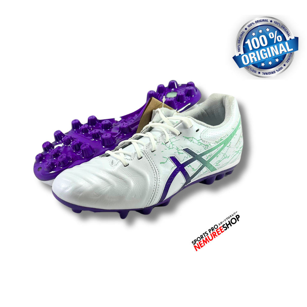 ASICS Football Shoes DS LIGHT AG (WHITE/GRAPE JAM) | Shopee Malaysia