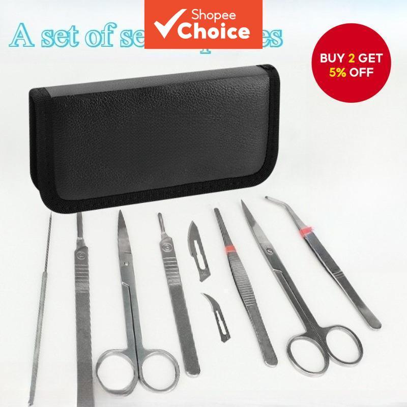Professional Dissecting Kit 15 Piece Stainless Steel Anatomy Tools Set ...