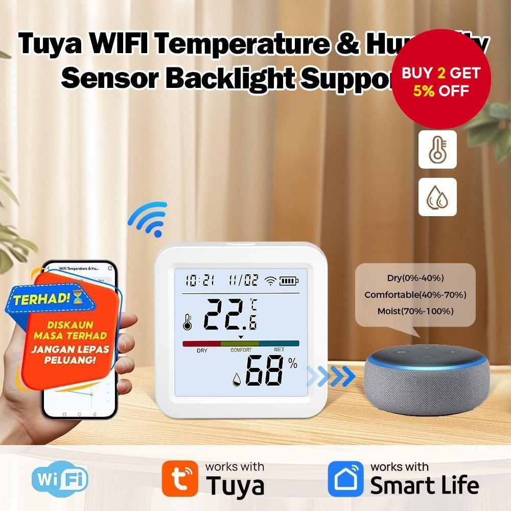 Electrical Circuitry & Parts House Alarms Tuya Smart Temperature ...