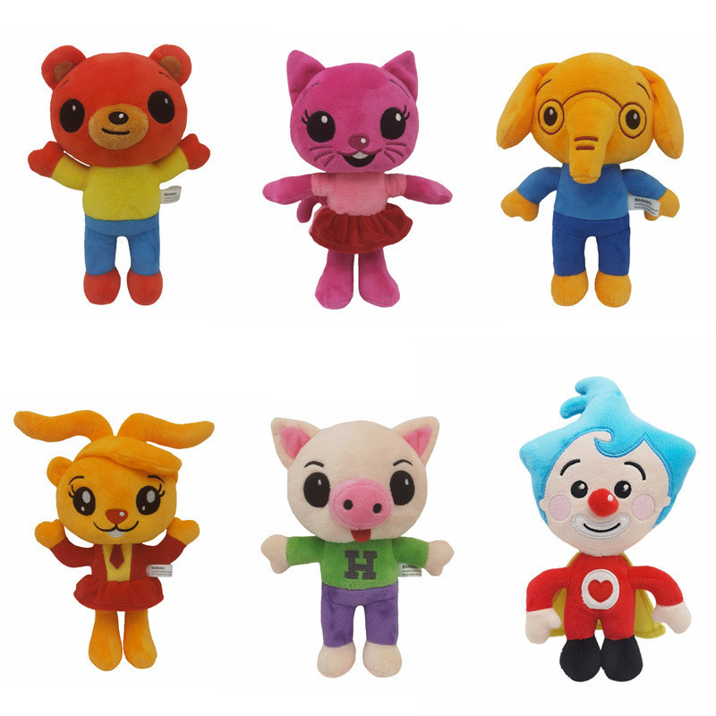 Plim Plim Stuffed Toys | Magician, Clown, Elephant, Rabbit, Pig, Bear ...
