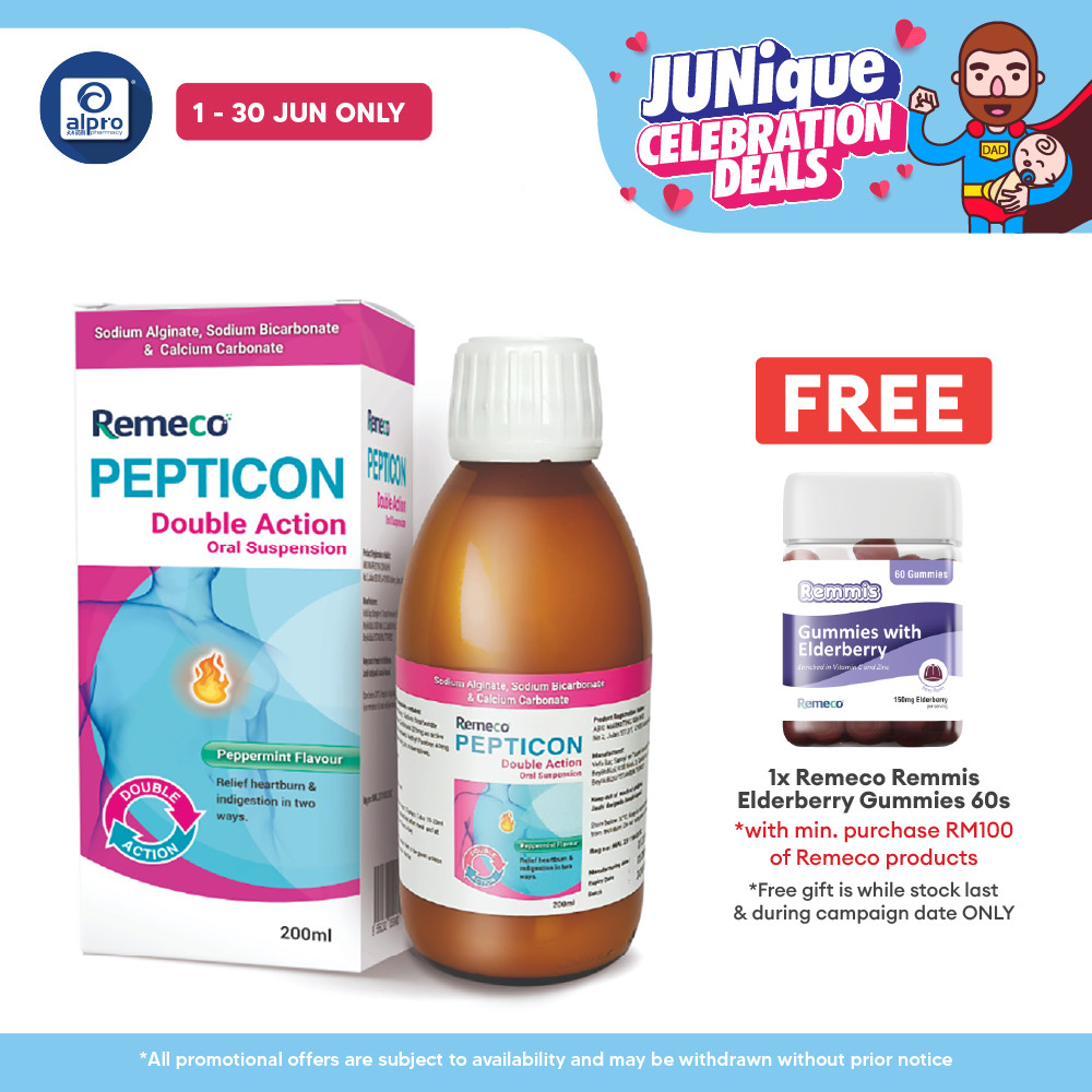 Remeco Pepticon Double Action Oral Suspension (200ml) | Shopee Malaysia