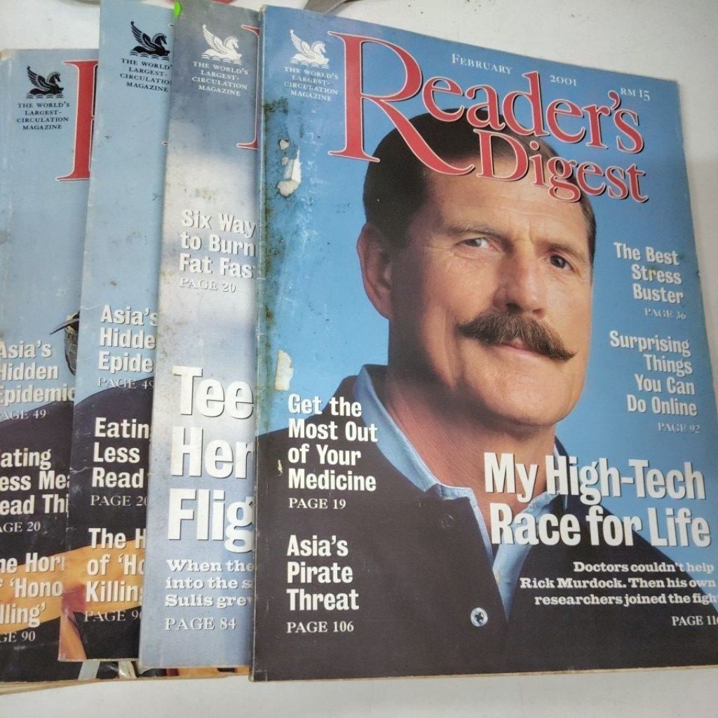 Reader's Digest Magazine 2001 | Shopee Malaysia