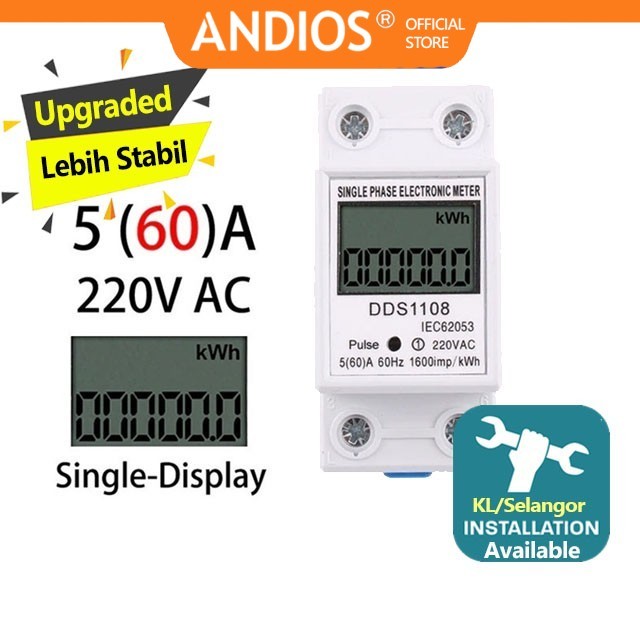 Sub Meter Digital Aircon Power Elektrik Monitor Meter Submeter Room ...