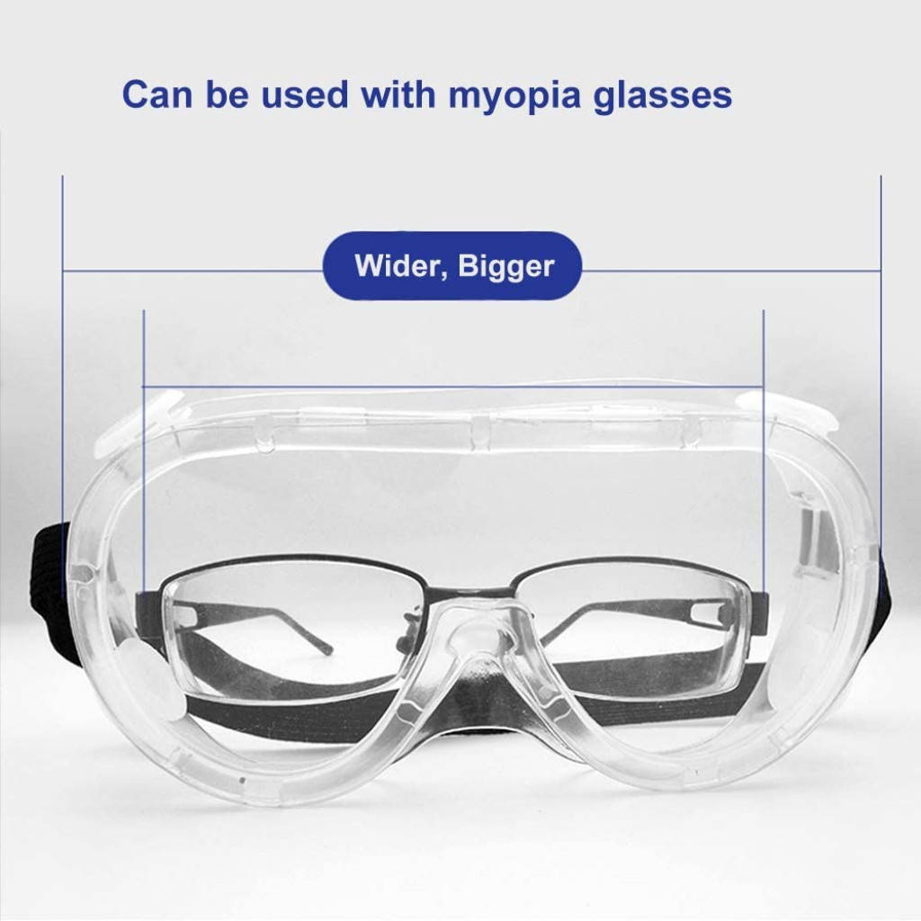 PROGUARD Classix Chemical Safety Goggles Clear PVC Anti Fog Protective ...