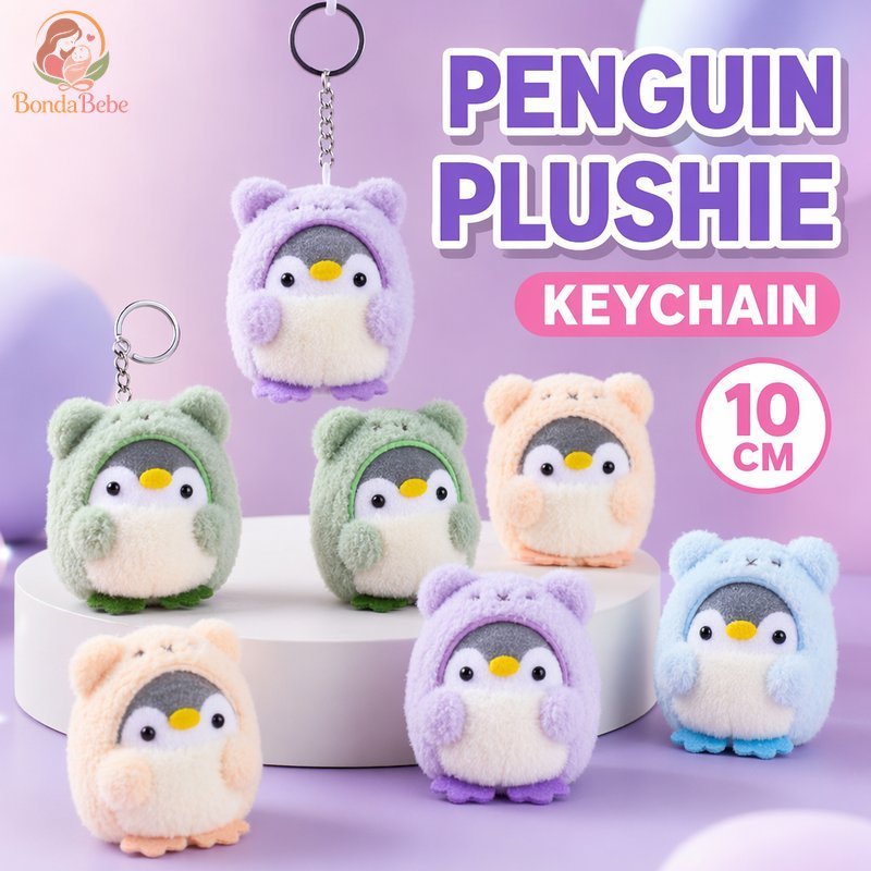 Penguin Plush Keychain Soft Cartoon Doll Bag Pendant Cute Gift Kids ...