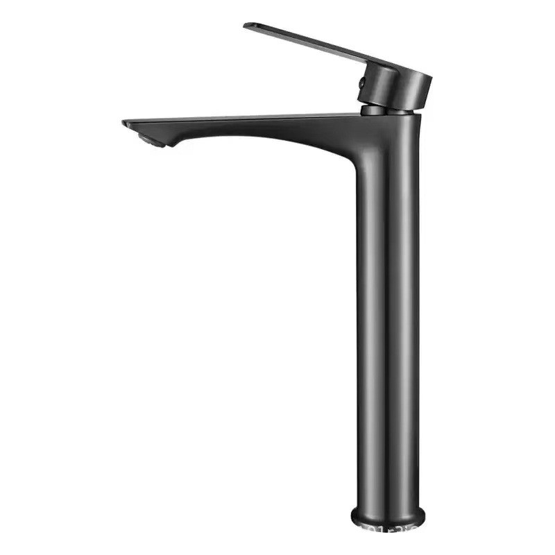 Tall Hot Cold Bathroom Basin Faucet