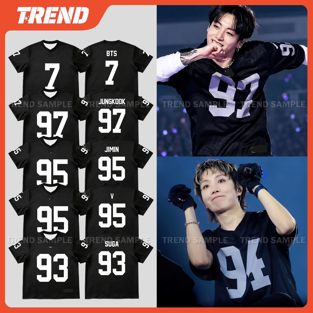 BTS ARIRANG World Tour - Jungkook, Jimin, V, J-Hope, RM Jersey