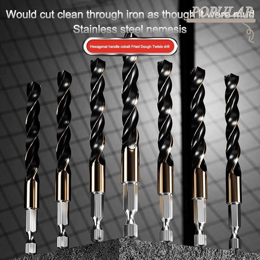 POPULAR Cobalt Drill Bits, 1.5mm-12mm High Speed Twist Drill Bit Set ...