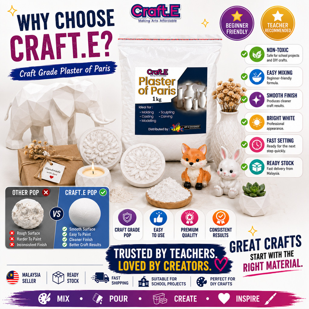 plaster of paris - Prices and Promotions - Oct 2026 | Shopee Malaysia