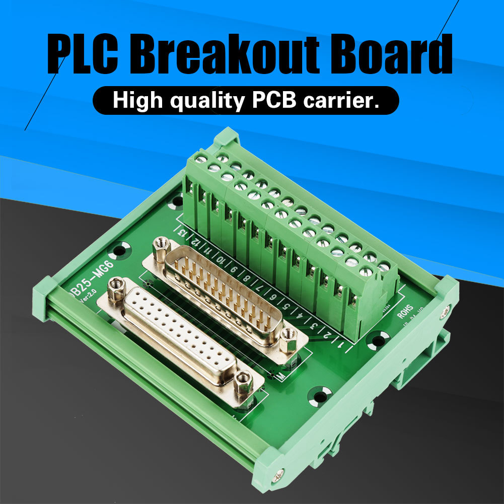tomobetter-MY Jiaocha DB25 D Sub Male & Female Header Breakout Board ...