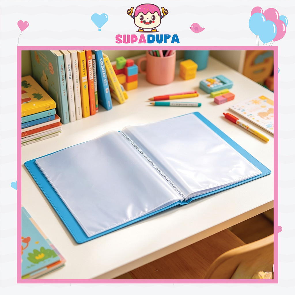 Deli [Per Book] Buku Fail A4 Display Book Rio Series 30/40 Pockets ...