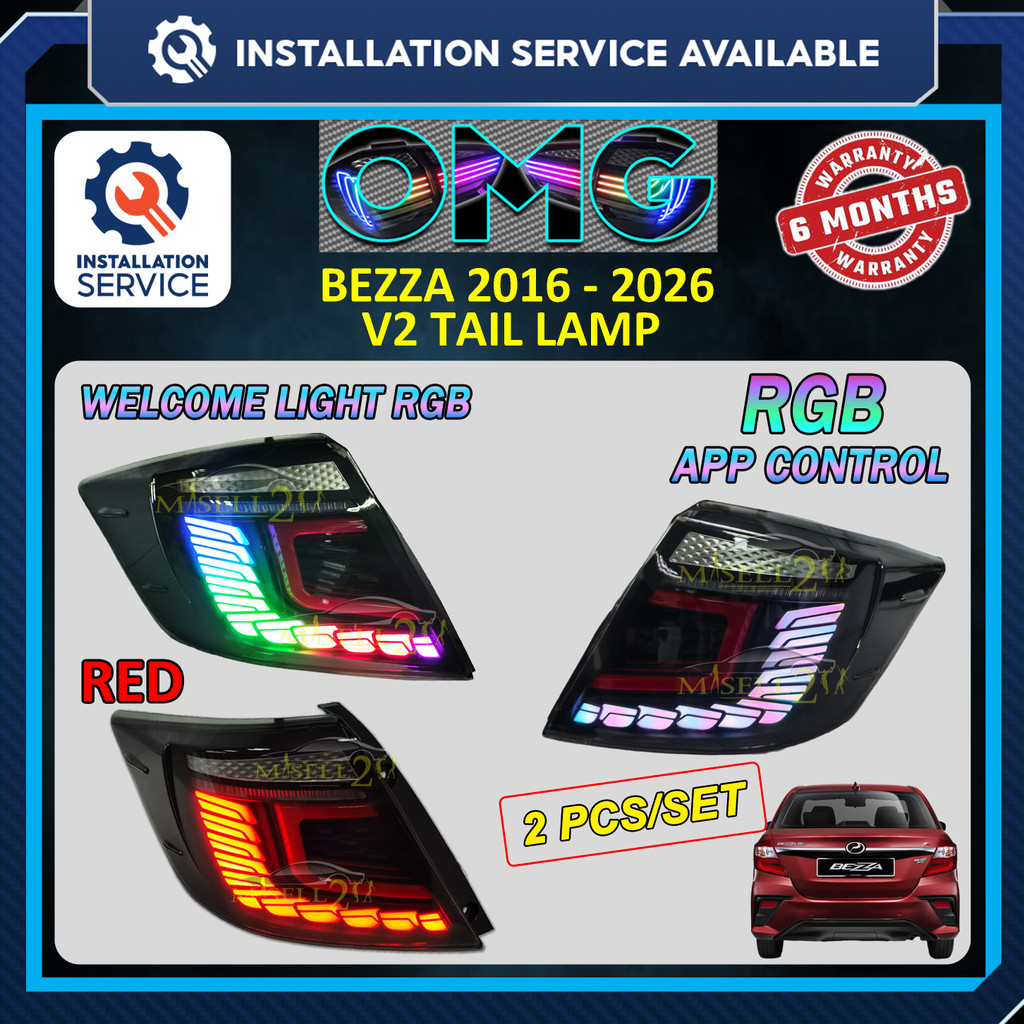 [Installation Provided] PERODUA BEZZA 2016 - 2026 V2 DRAGON SCALE ...
