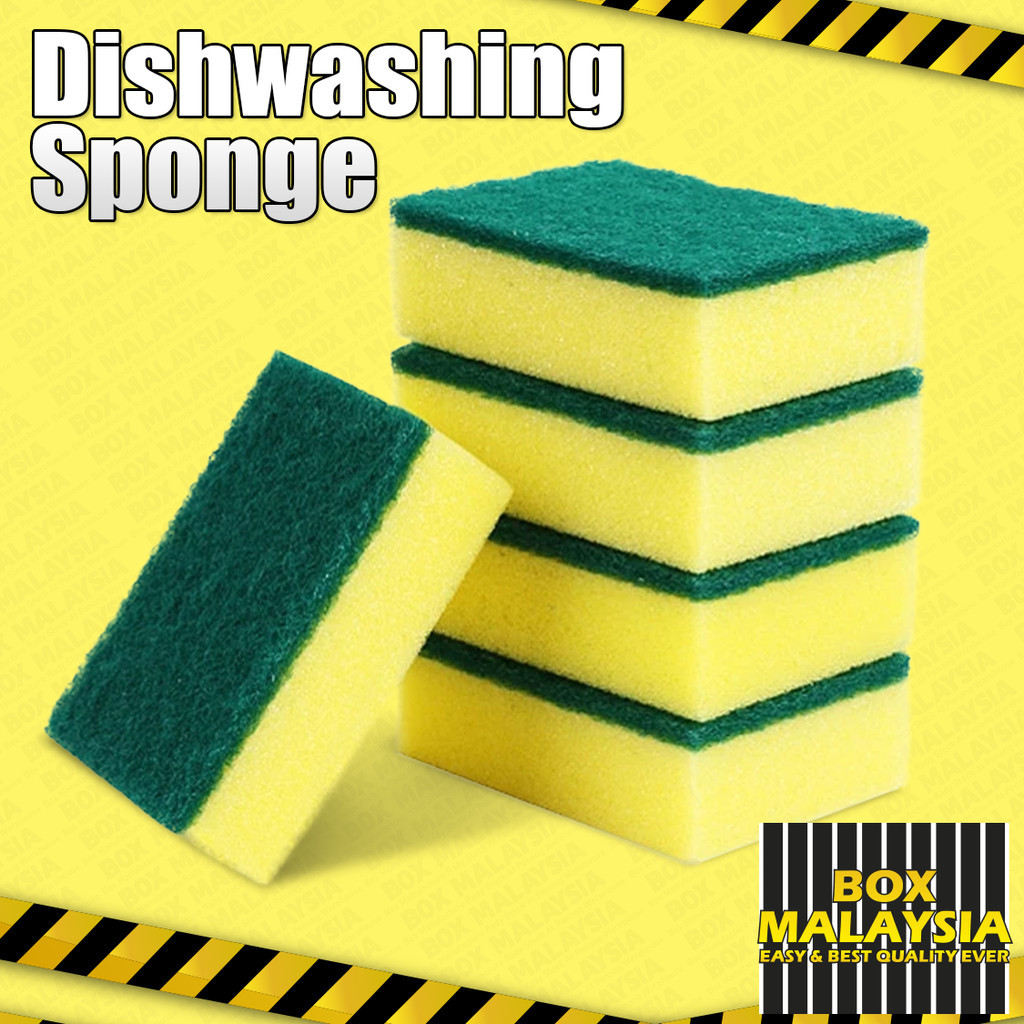 30pcs Kitchen Dishwashing Sponges Dual-purpose Non-Scratch Double-sided ...