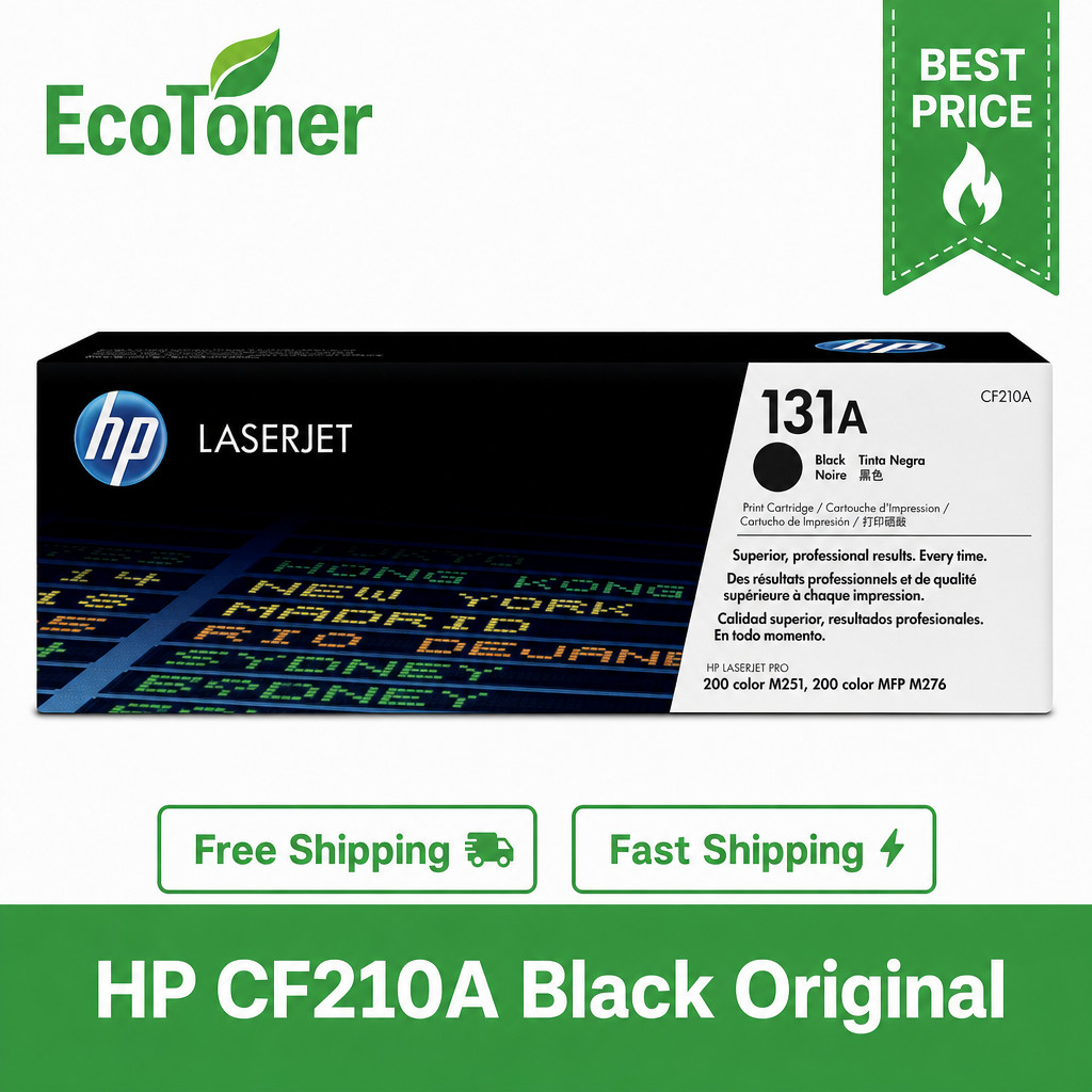 HP CF210A 131A Black Original LaserJet Toner Cartridge CF210A/CF211A ...