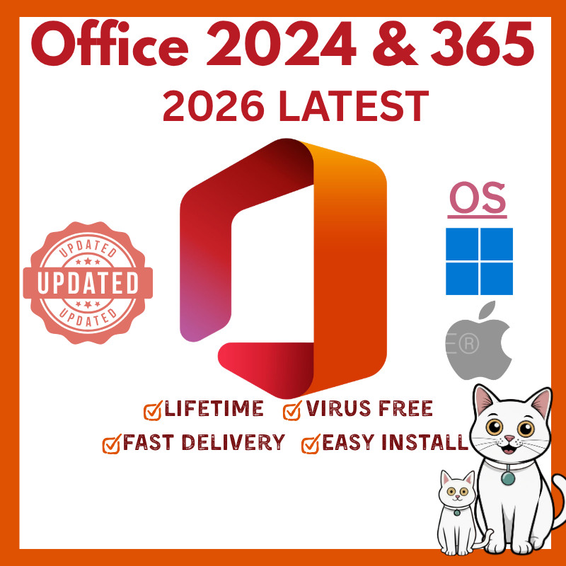 Microsoft Office 2024 & 365 2026 Latest with Installation Tutorial ...