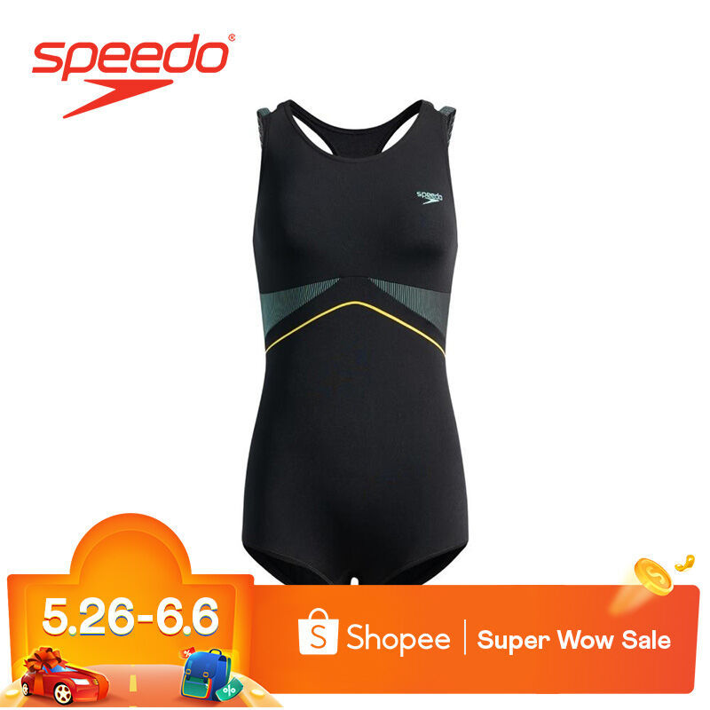 Speedo Women's Hero 6.0 Asia Fit Low Leg One Piece Black/Blue_8 ...