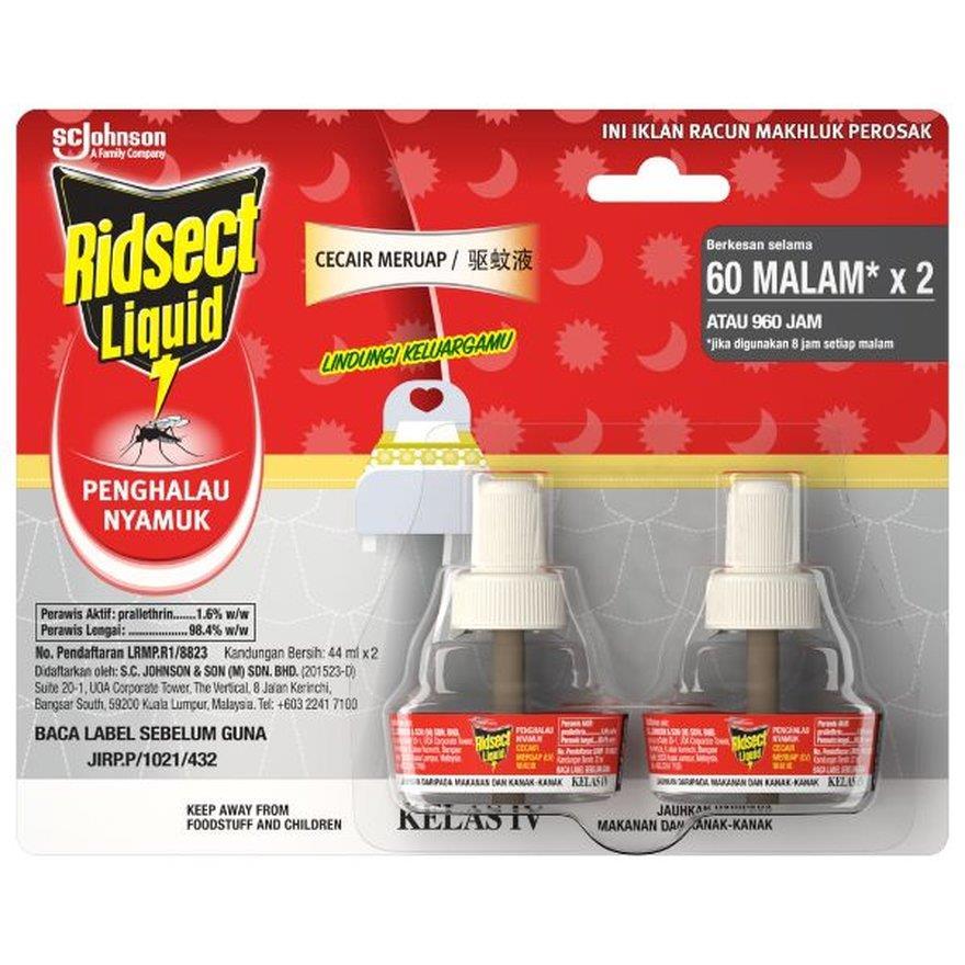 RIDSECT Liquid Heater Refill 60 Nights 44ml x2 | Shopee Malaysia