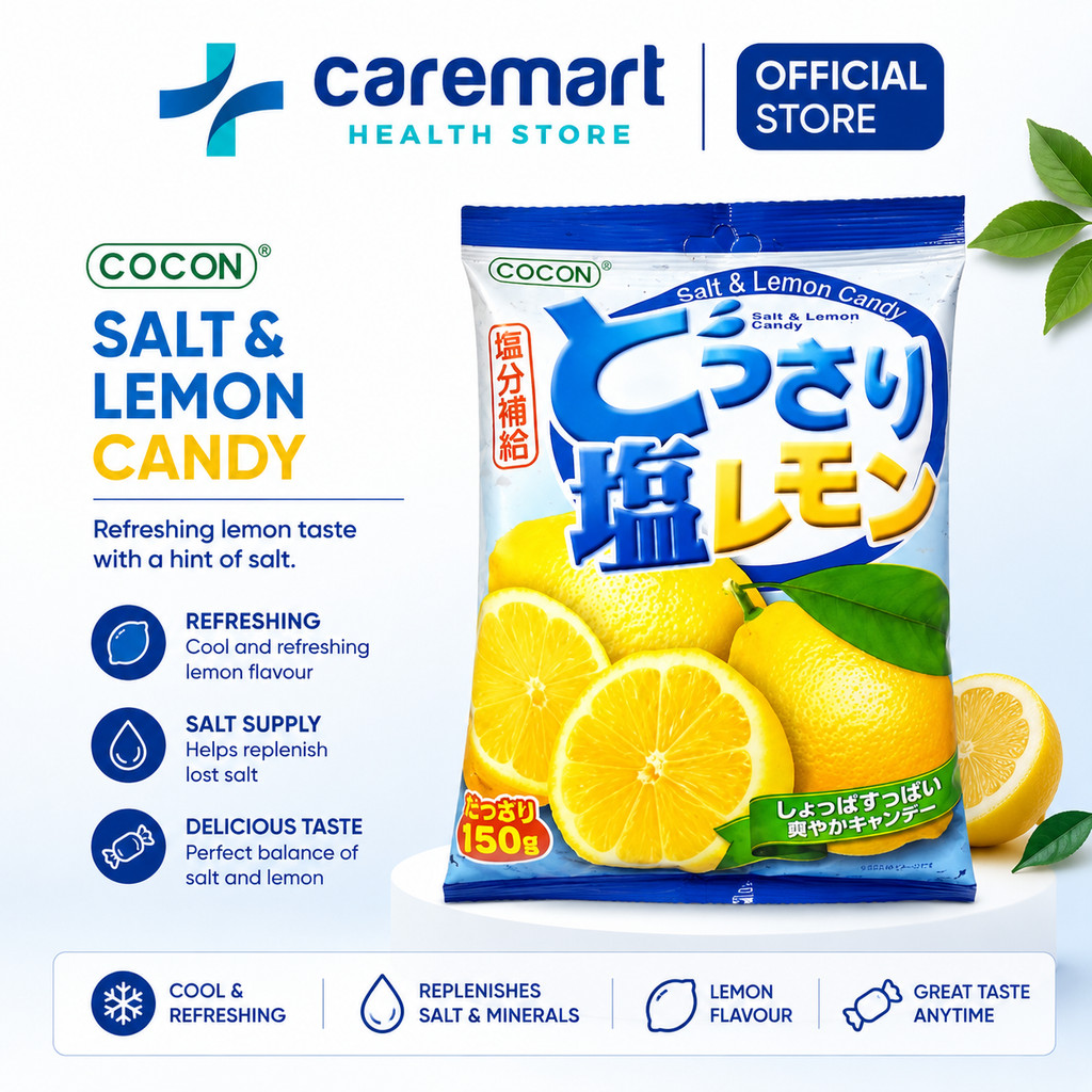 JAPAN COCON SALT & LEMON CANDY 150GM (EXP:09/2026) | Shopee Malaysia
