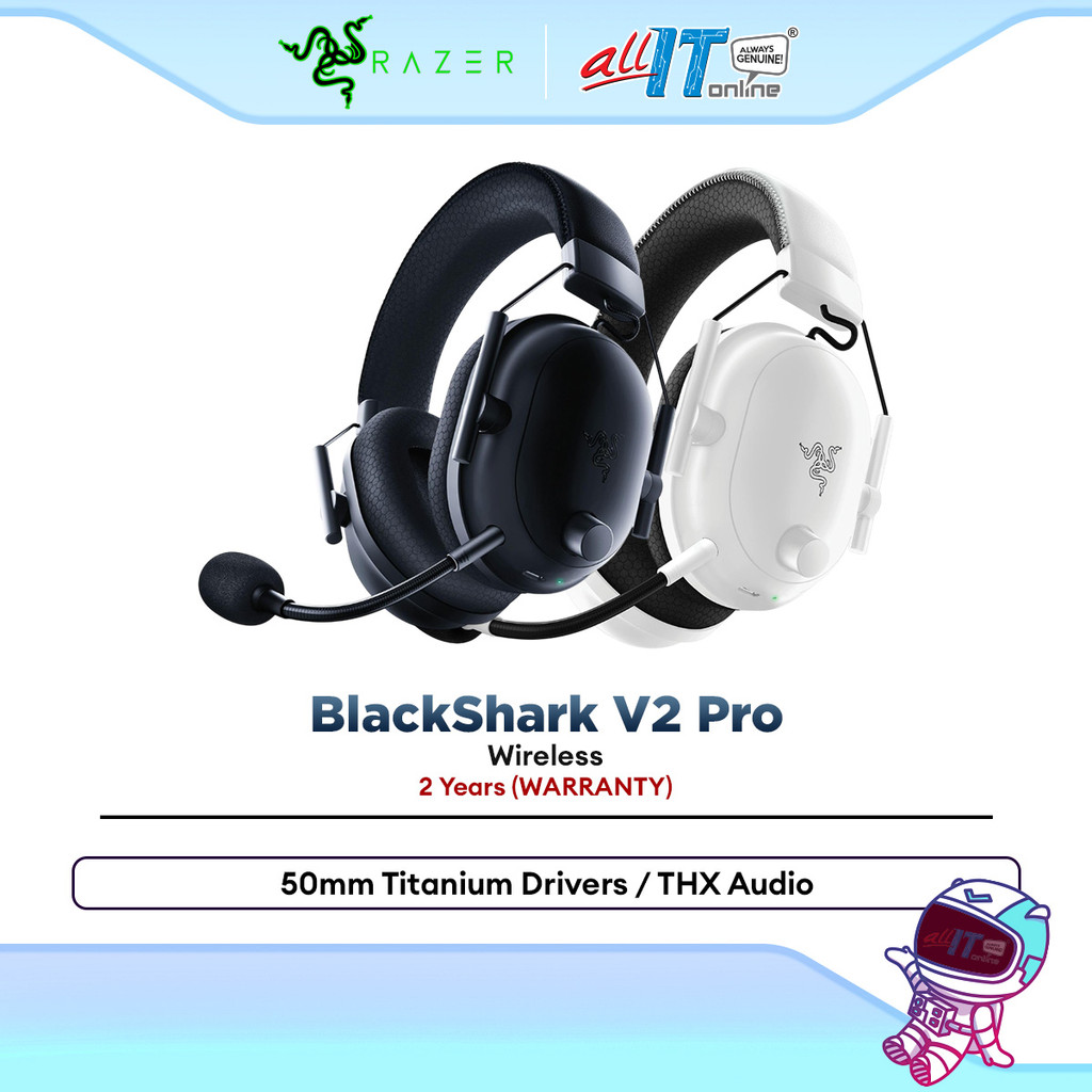 Razer BlackShark V2 Pro / V2 HyperSpeed Wireless Gaming Headset with ...