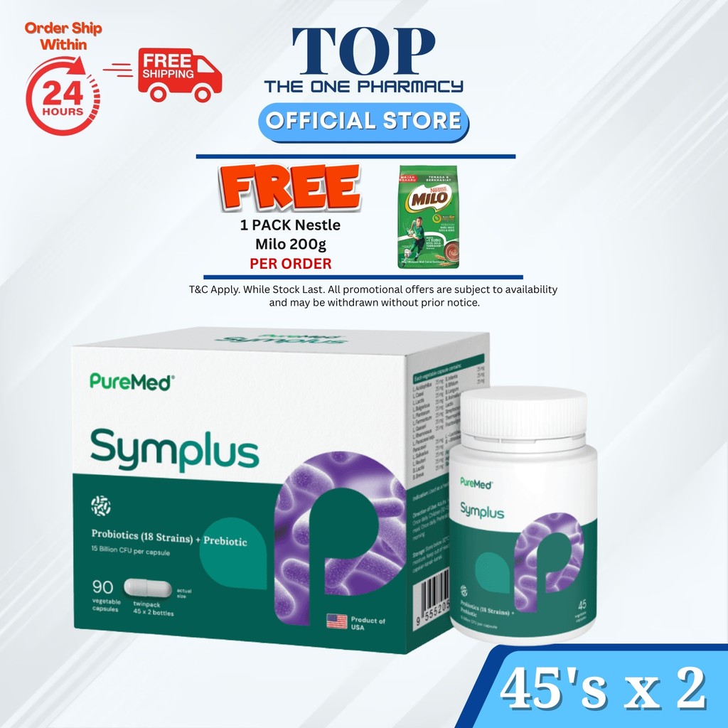 PureMed Symplus (45's x 2/45's) | Shopee Malaysia