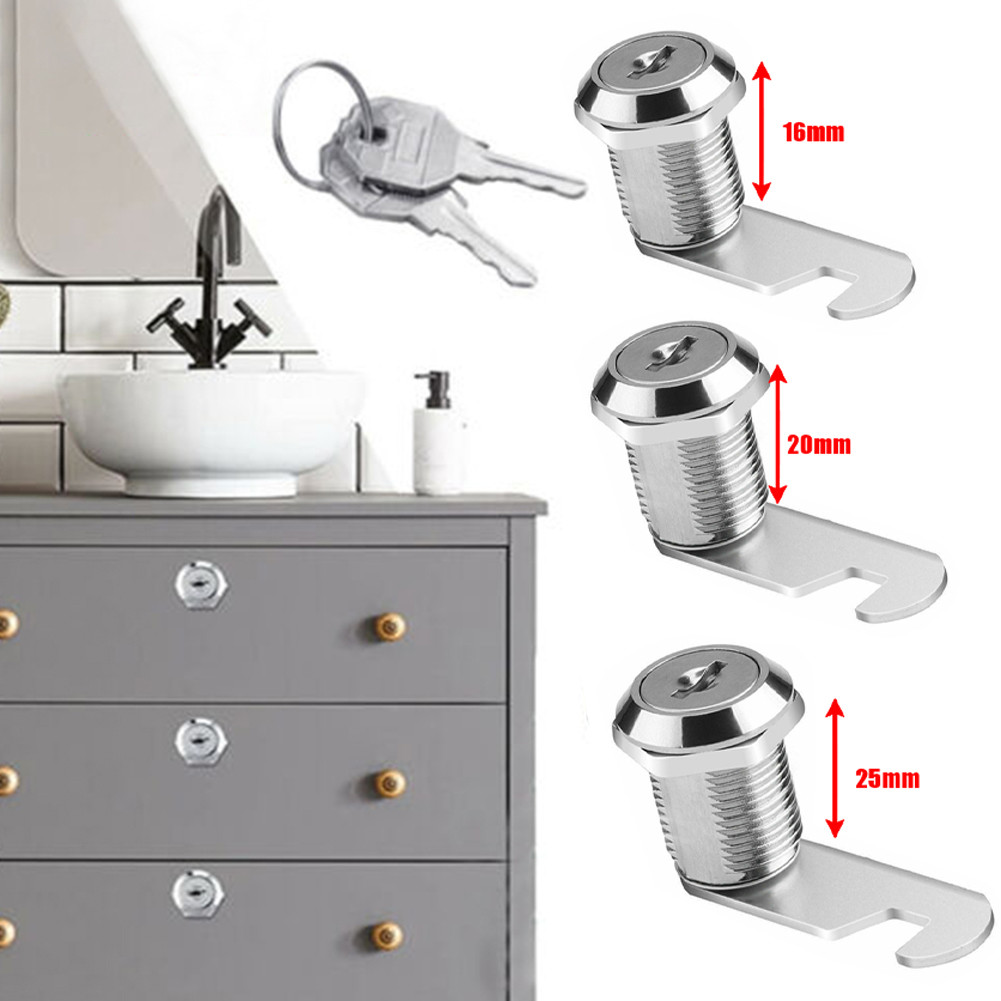 Mailbox Lock Furniture Lock 16/20/25mm Barrel Drawer Cabinet Locker ...