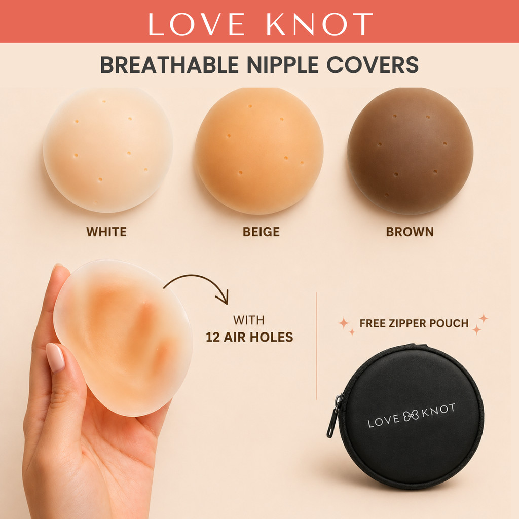 Perforated 8cm Reusable Nipple Cover Adhesive Nipple Sticker Skin ...