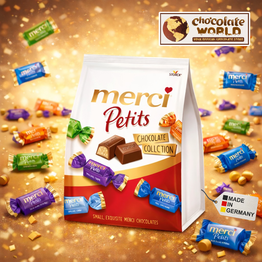 Merci Petits Chocolate Collection Travel Edition Pouch 250g | Shopee ...