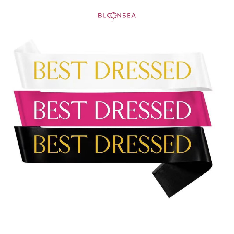 Best Dressed Sash For Party & Events 2026 Met Gala Red Carpet ...