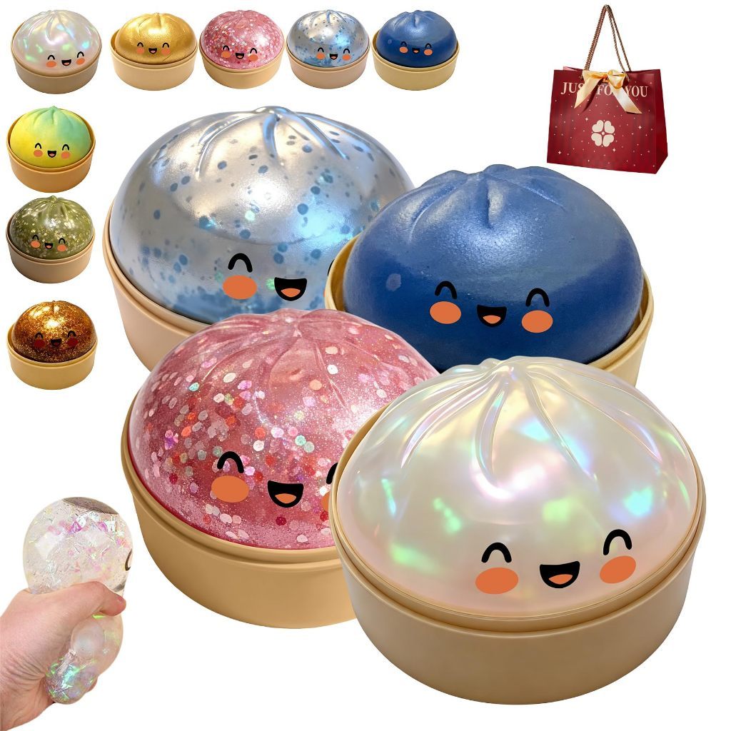 Dumpling Squishy slow-rising kawaii toy | Shopee MY