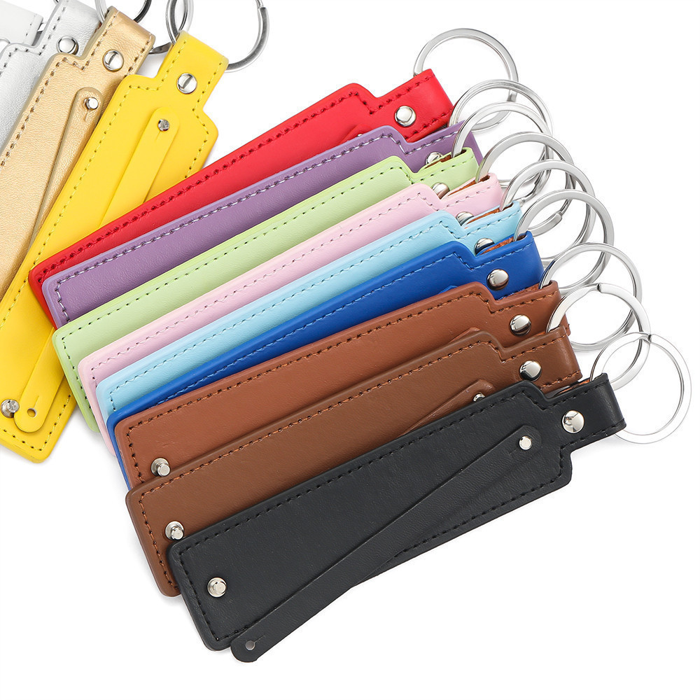 Cartoon Keychain For Cute Creative Simple Keychain Leather Car Key ...
