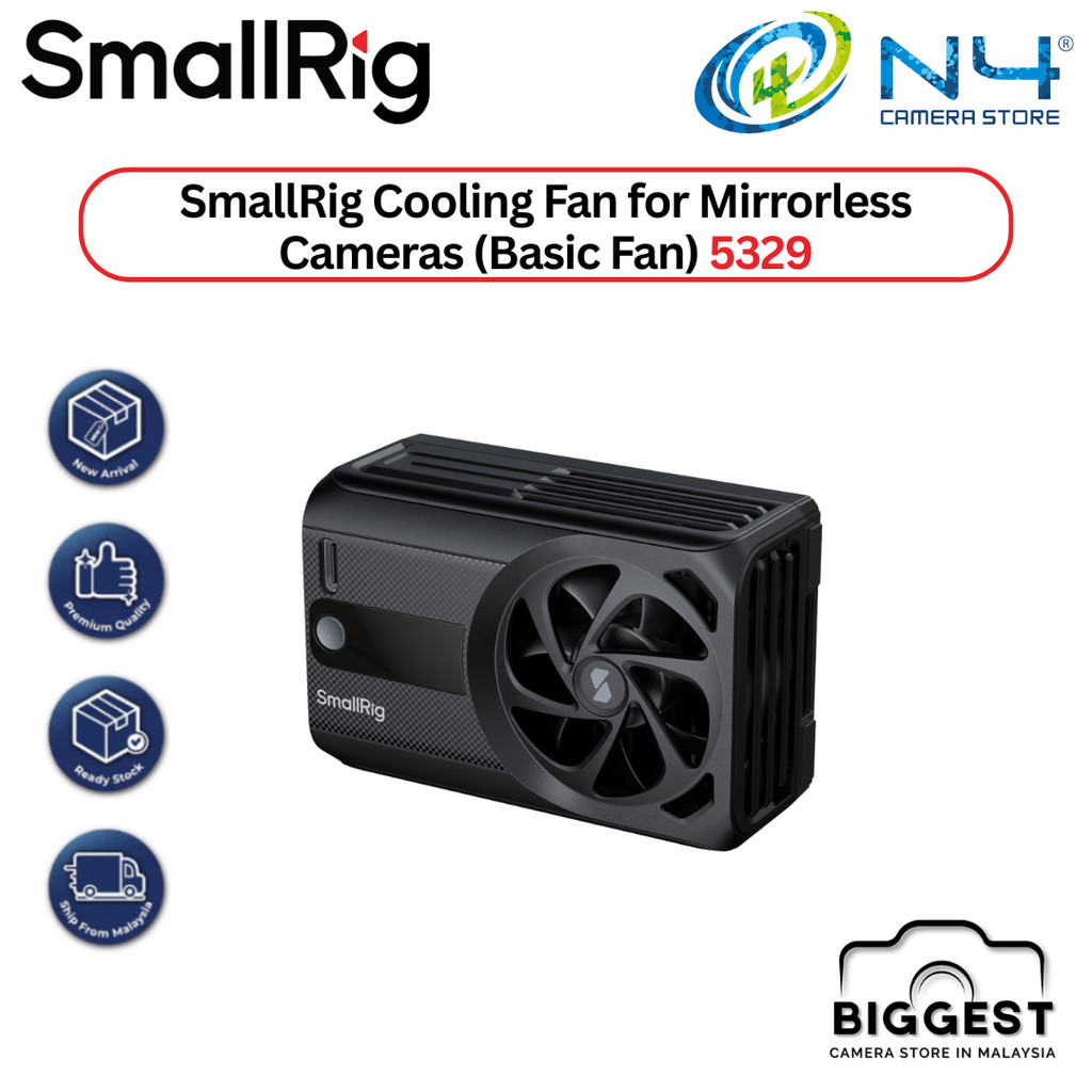 SMALLRIG COOLING FAN FOR MIRRORLESS CAMERAS (BASIC FAN) (5329) | Shopee ...
