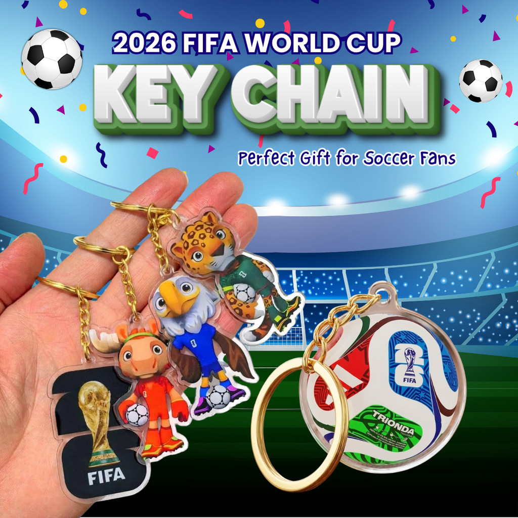 Gantungan kunci maskot Piala Dunia FIFA 2026 FIFA World Cup mascot ...