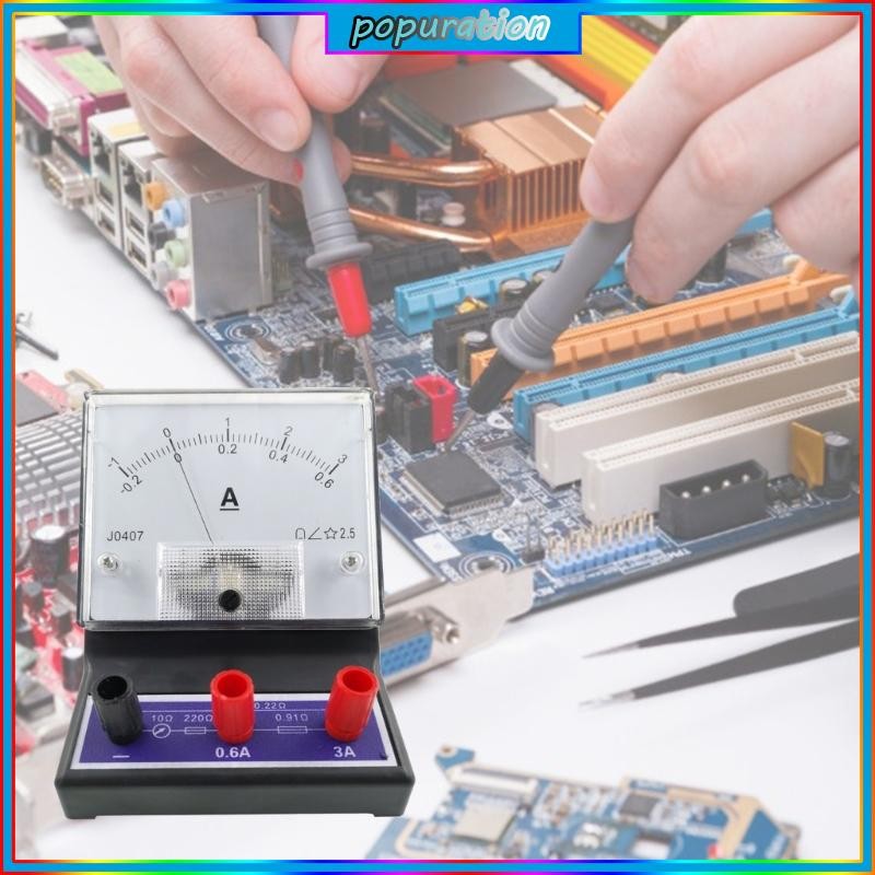 POP Ampere Ammeter Detector Analog Galvanometer Ampere Meter Electric ...