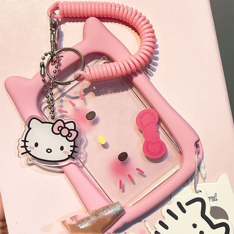 Katy Cute Card Holder Student Transparent Food Card Bus Campus Subway ...