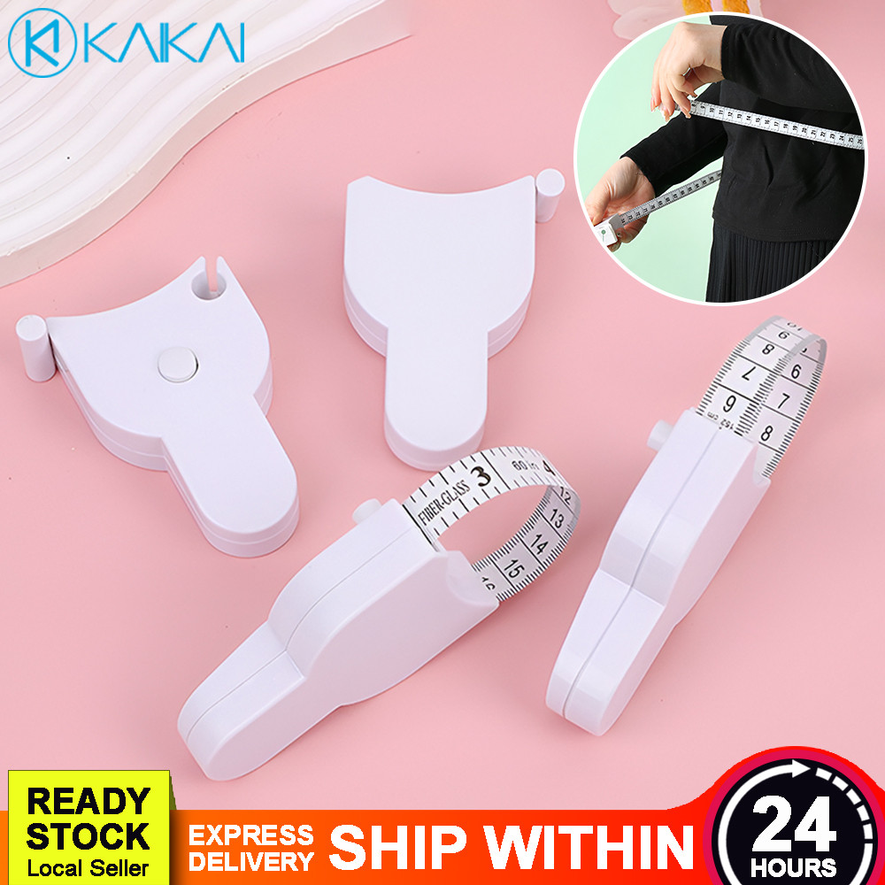 🔥 FAST CHECK 🔥 150cm Retractable Body Measure Tape Waist Chest ...