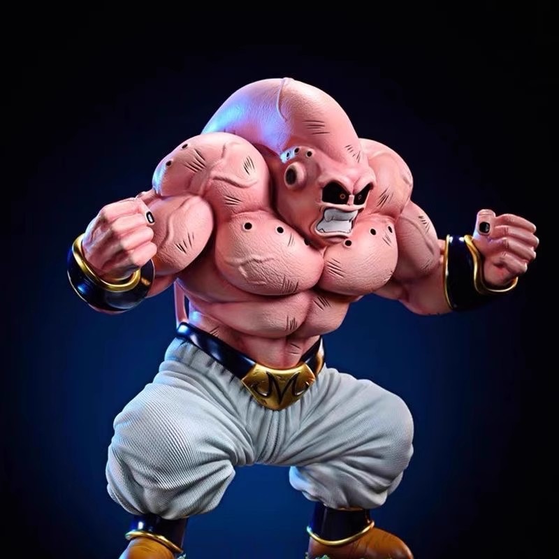 Anime Dragon Ball Z Muscle Majin Buu Figure Statue Model | Shopee Malaysia