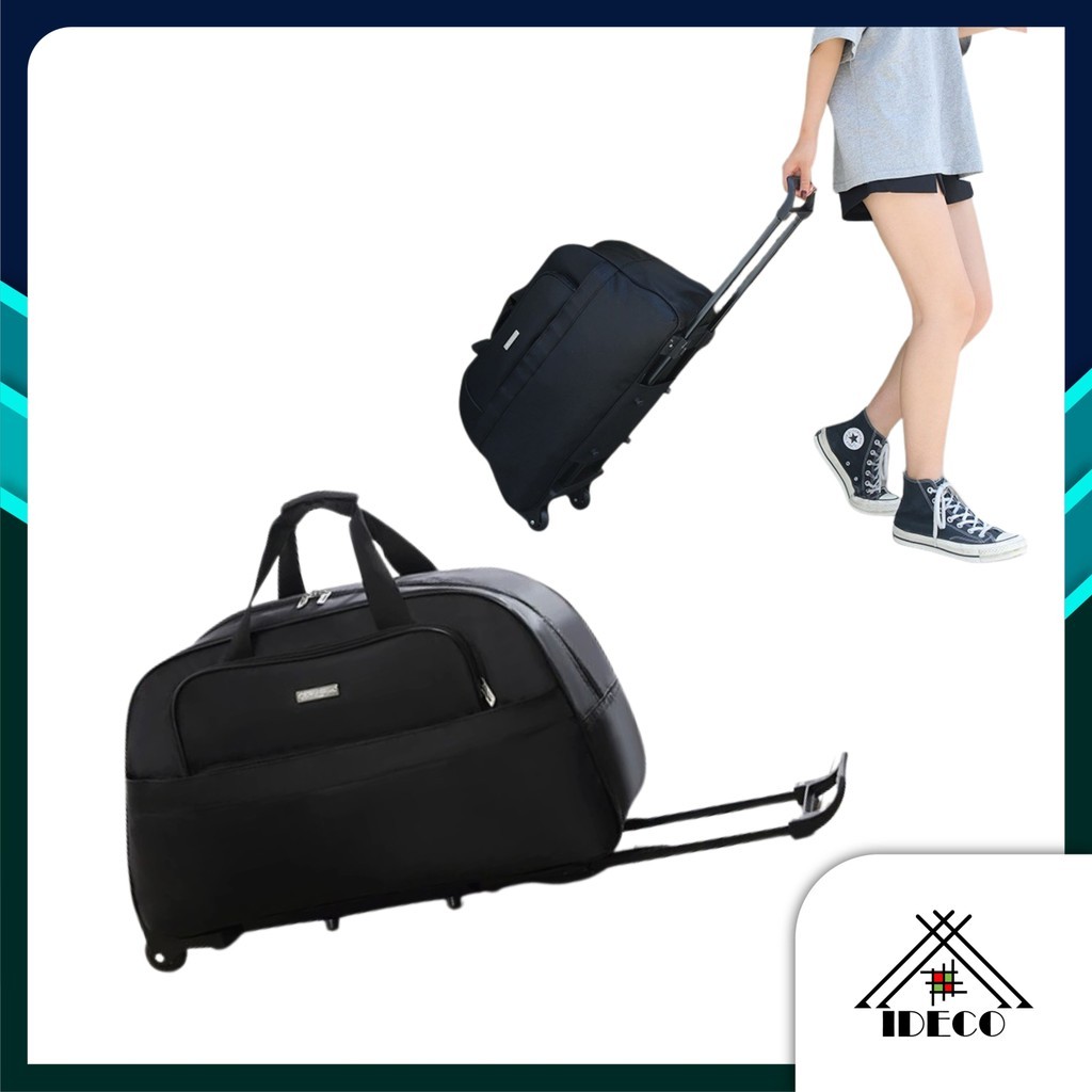 iDECO™ Lightweight Carry-On Luggage Trolley Bag with Wheels Rolling ...