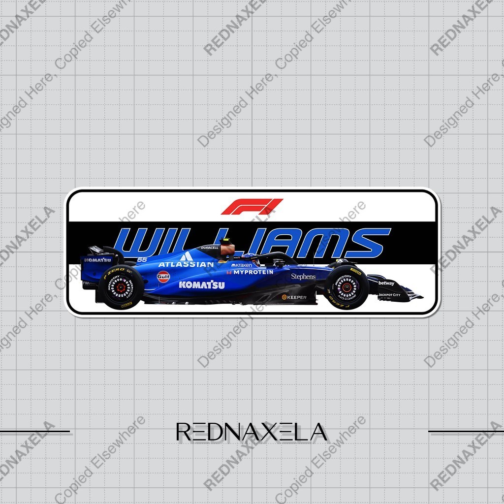 Williams Outdoor High Quality Waterproof Formula 1 Racing Team Vinyl ...